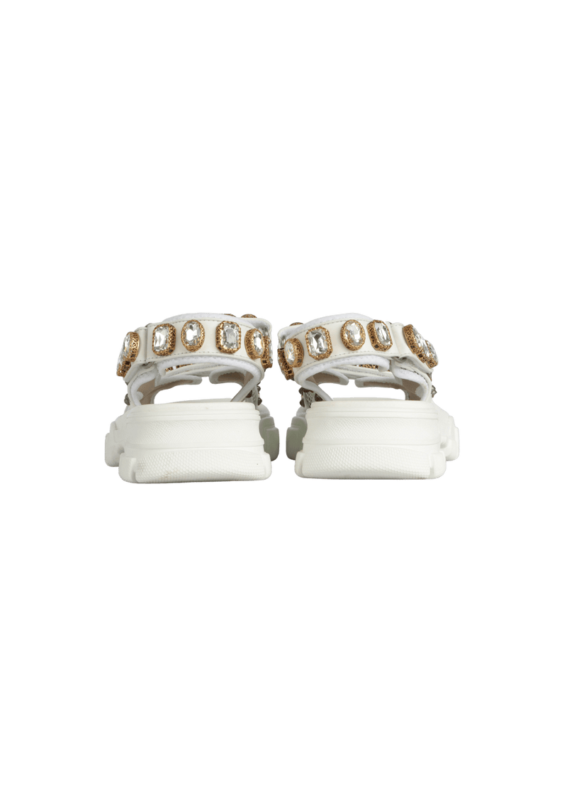 AGURU CRYSTAL SANDALS 38.5