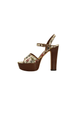 FLORA PRINT SANDALS 36