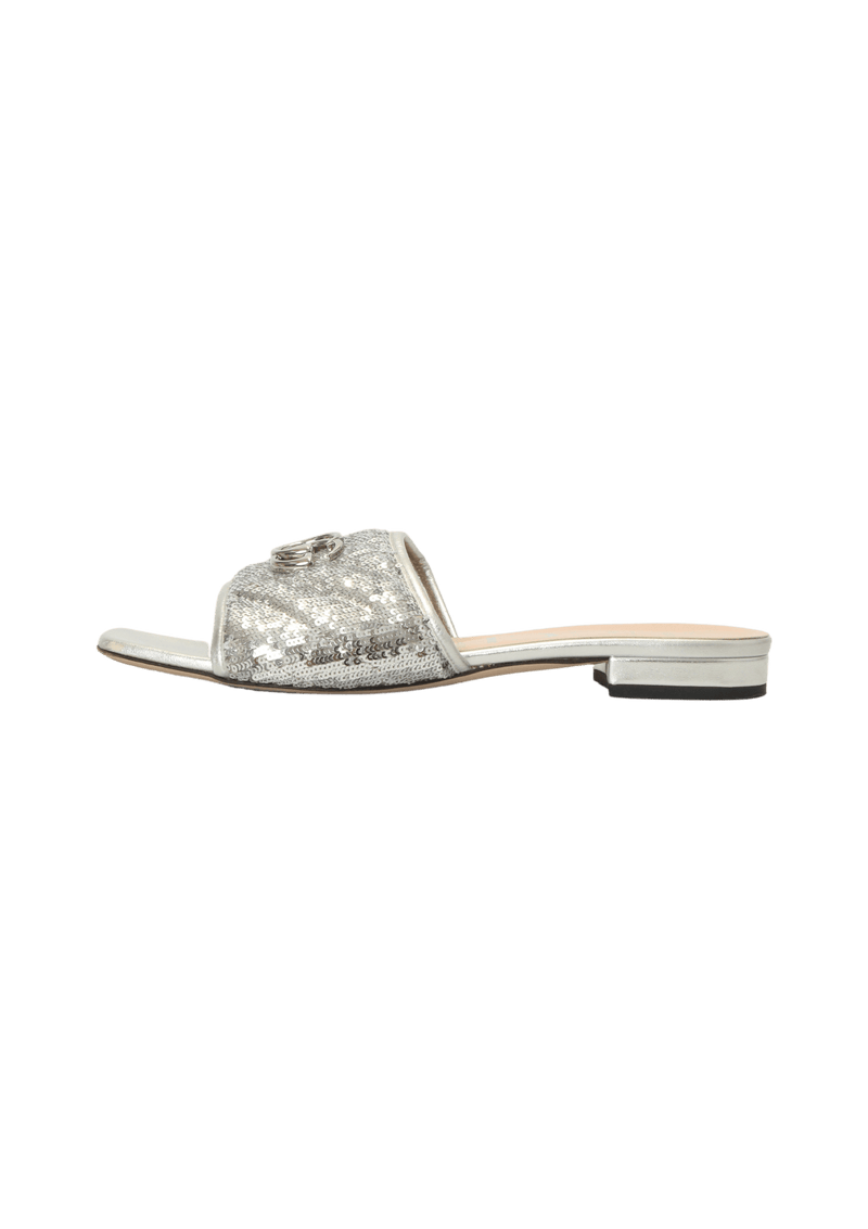 GG MARMONT SEQUIN SLIDES 40