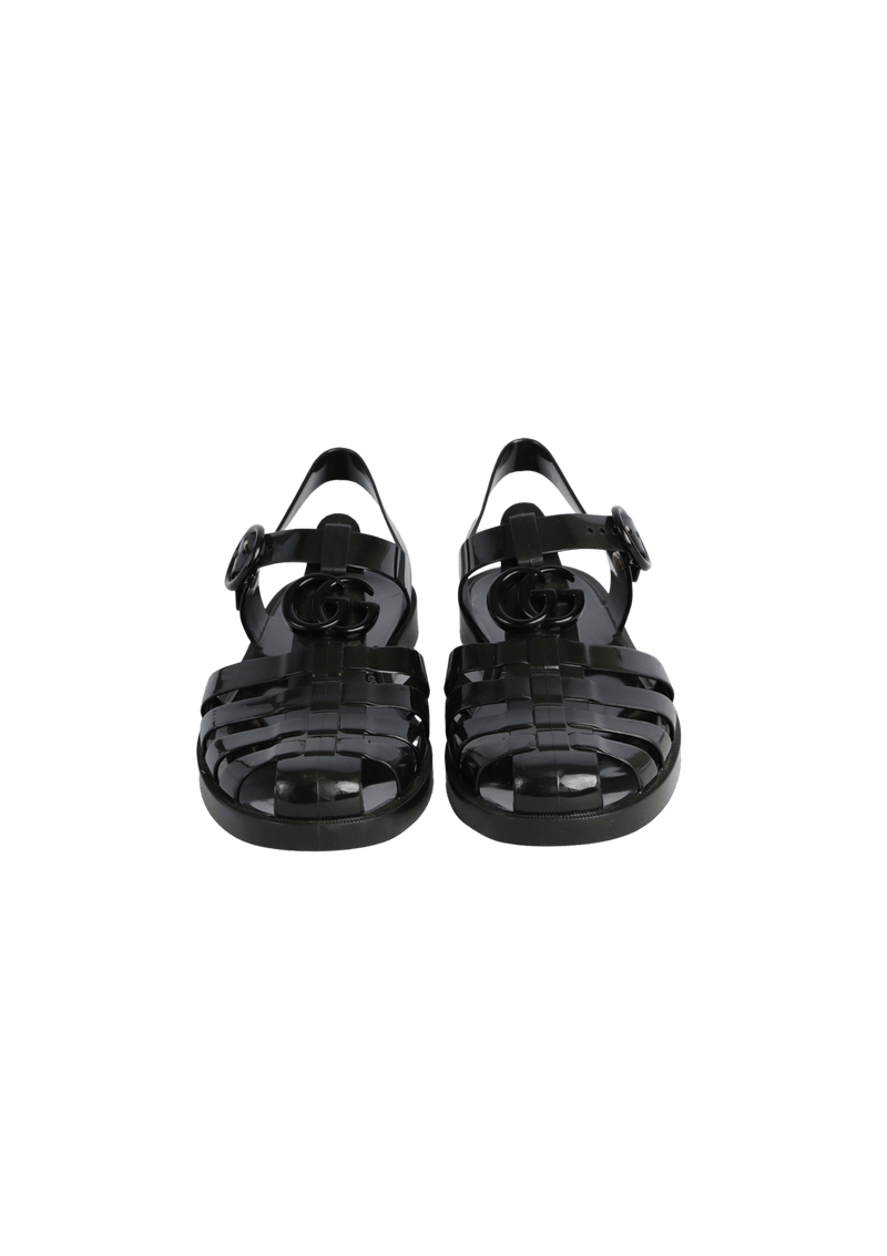 GG RUBBER SANDALS 38