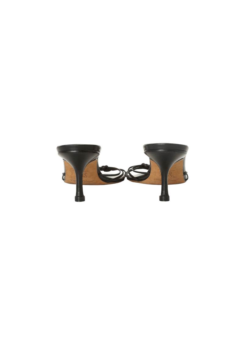 LEATHER MULES 36.5