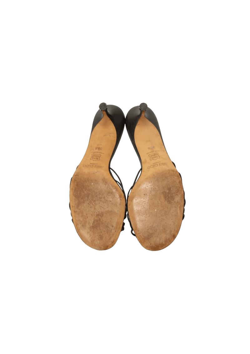 LEATHER MULES 36.5