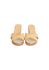 PATENT SANDALS 38