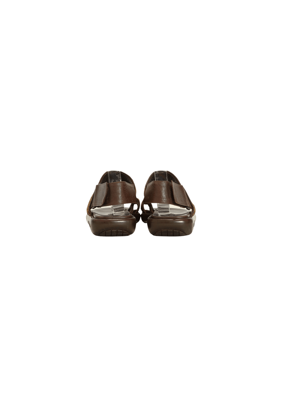 SANDÁLIA LOUIS VUITTON DAMIER SAUVAGE SLINGBACK SANDALS 40 MARROM