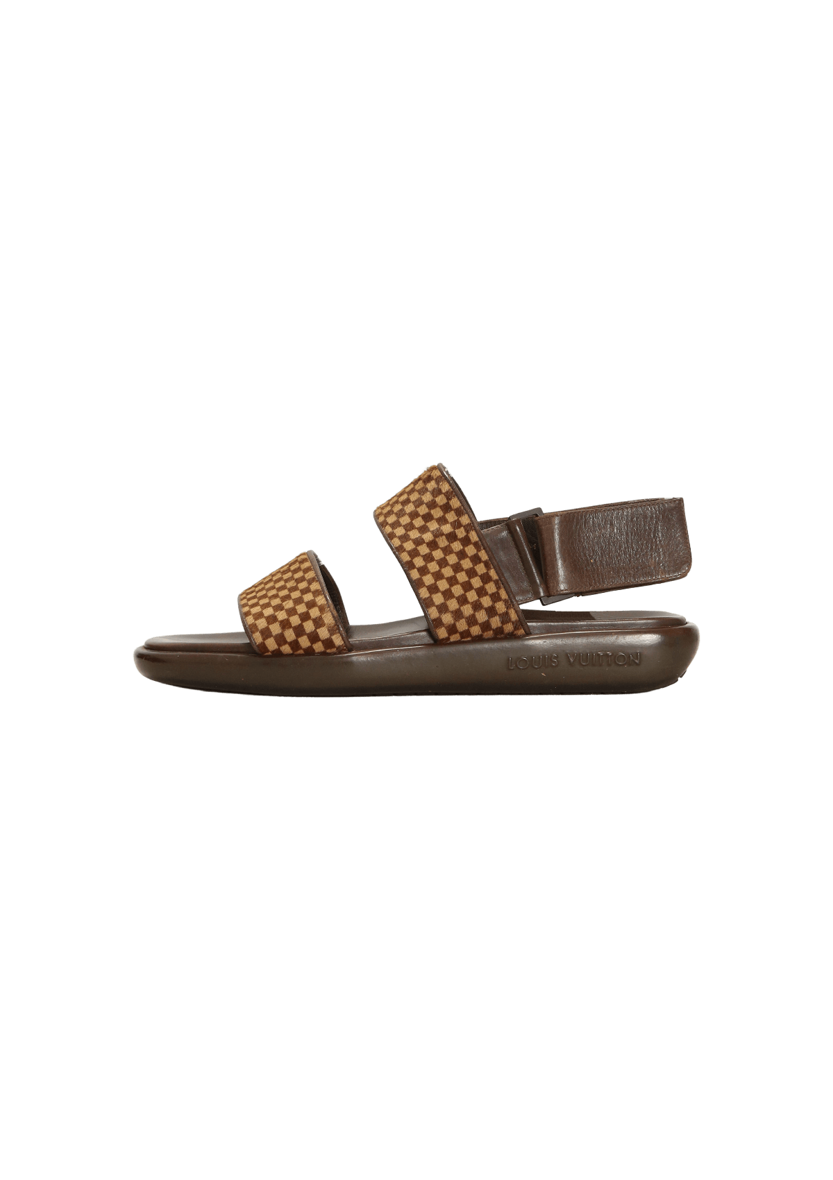 靴 LV 【公式通販】 Y2K 36 Brown Sandals Mule Damier LV Y2K 36 Brown Sandals Mule Damier 靴