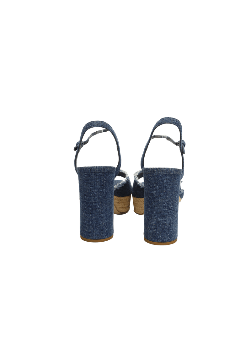 DENIM SANDALS 37.5