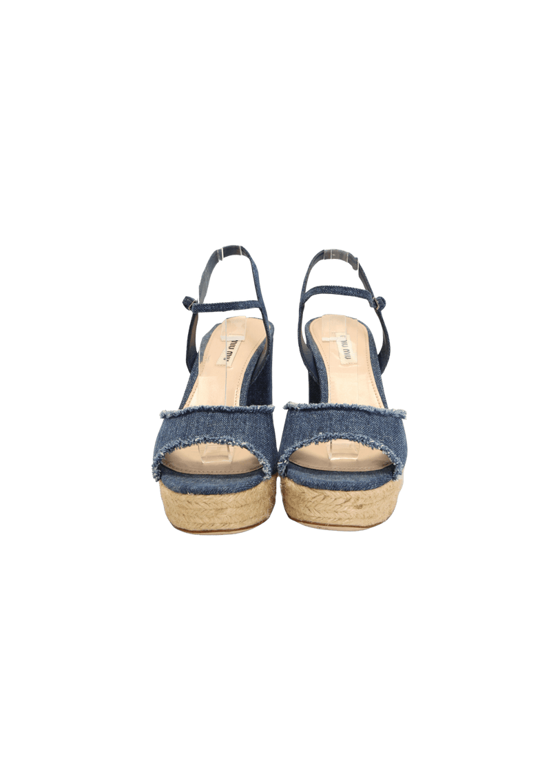 DENIM SANDALS 37.5