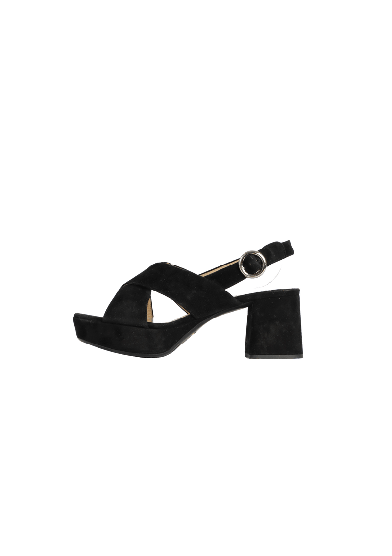 SUEDE SLINGBACK SANDALS 34.5