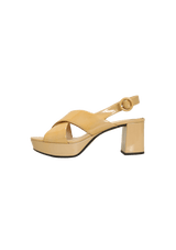 VERNIS SLINGBACK SANDALS 36.5