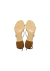CLEO CRYSTAL-EMBELLISHED SATIN SANDALS 34