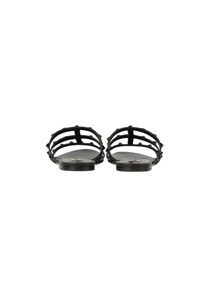 ROCKSTUD CAGED SLIDES 39.5