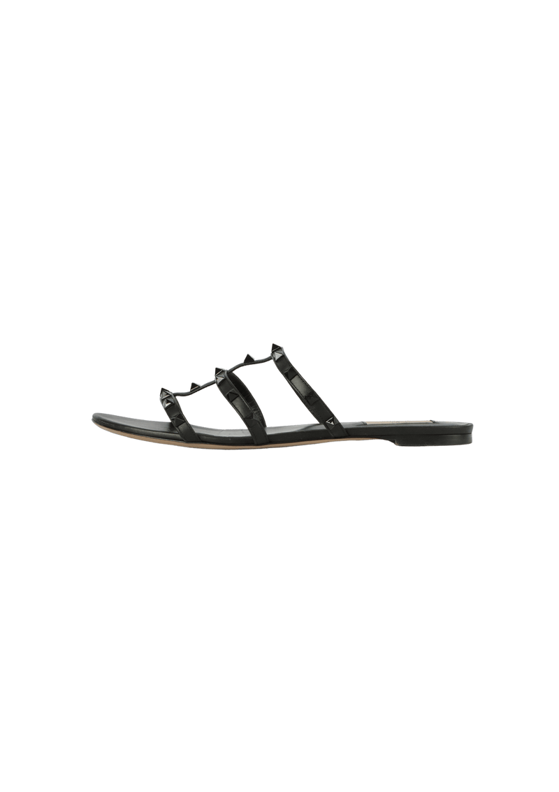 ROCKSTUD CAGED SLIDES 39.5