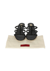 ROCKSTUD CAGED SLIDES 39.5