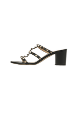 ROCKSTUD SLIDE SANDALS 36