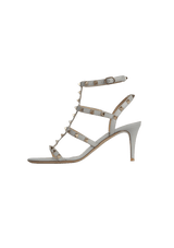 ROCKSTUD T-STRAP SANDALS 37