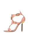 BUCKLE LEATHER SANDALS 37