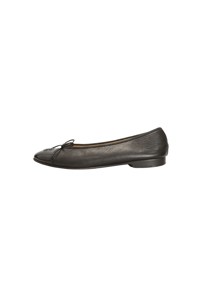 CC CAP TOE BALLET FLATS 35.5