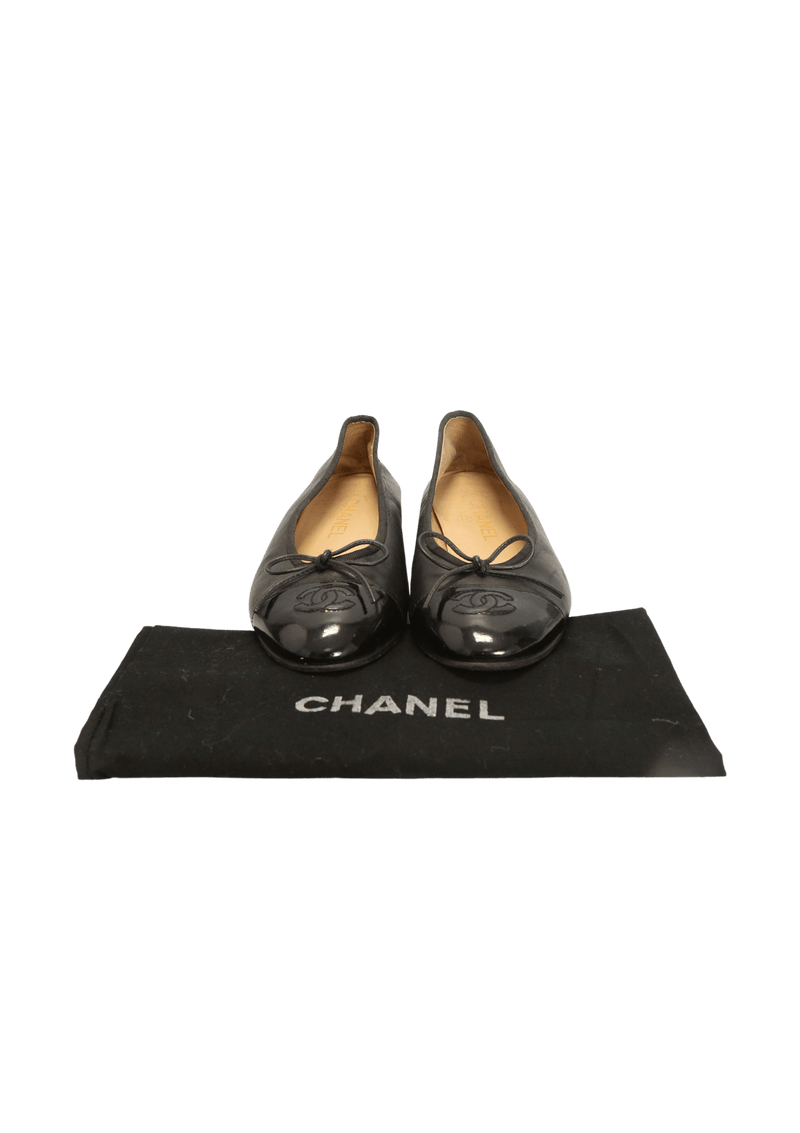 CC CAP TOE BALLET FLATS 35.5