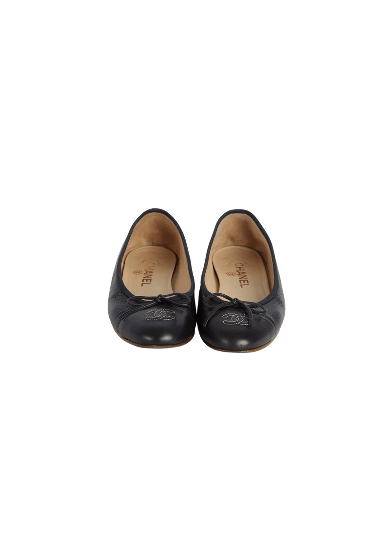 CC CAP TOE BALLET FLATS 35.5