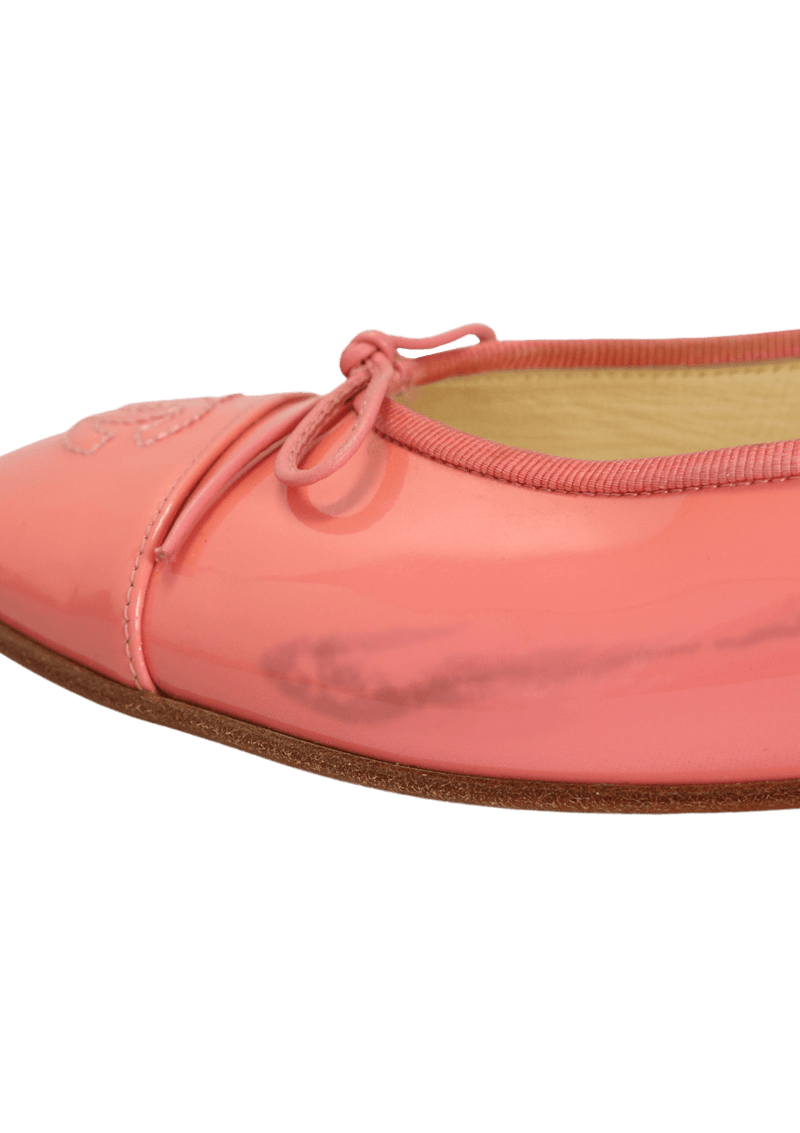 CC CAP TOE BALLET FLATS 37.5