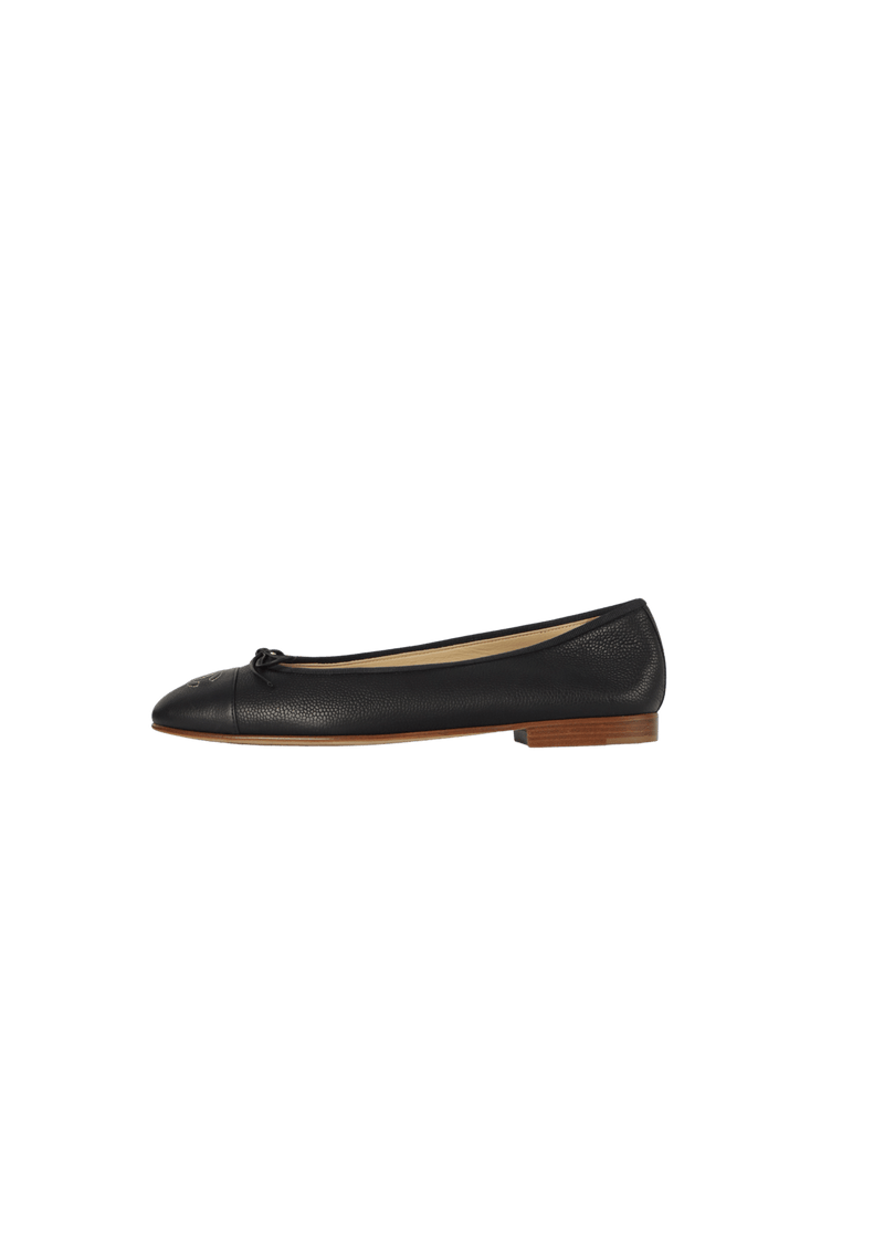 CC CAP TOE BALLET FLATS 38