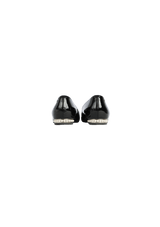 PEARL CAP TOE FLATS 35.5