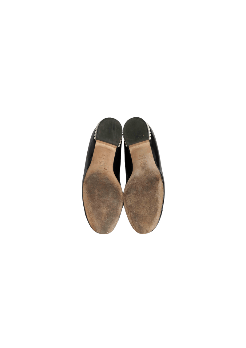 PEARL CAP TOE FLATS 35.5