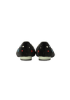 ABSTRACT KITTY VELVET FLATS 38.5