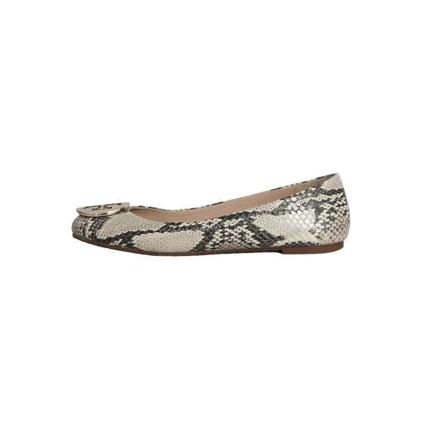 Tory burch discount minnie snakeskin flats