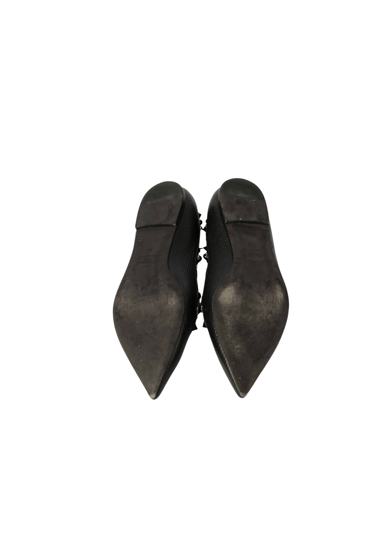 ROLLING ROCKSTUD BALLET FLATS 36