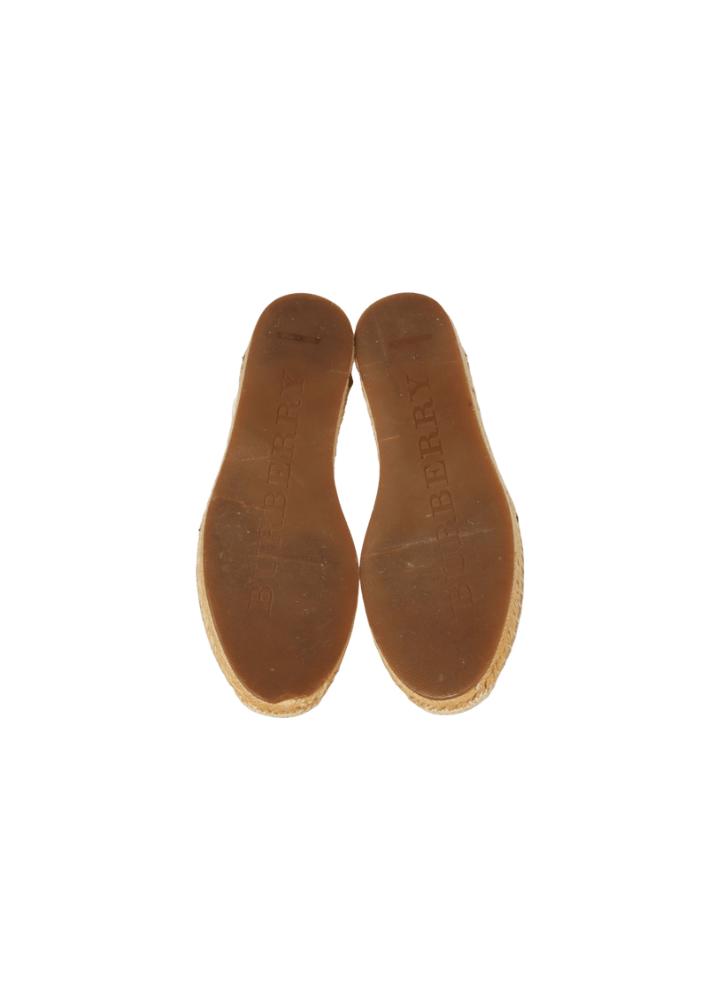 Burberry top abbingdon espadrille