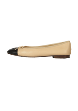 CC CAP TOE BALLET FLATS 37.5