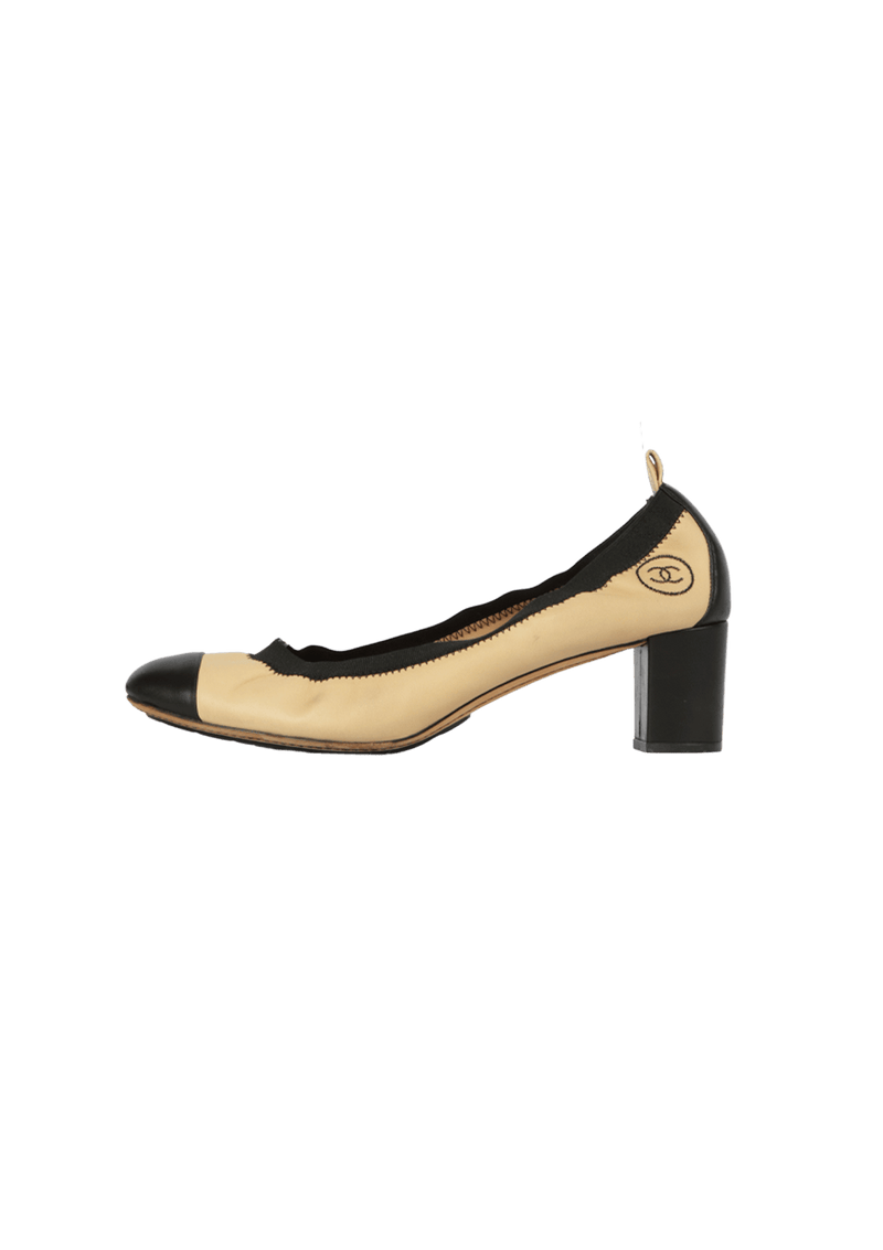 ELASTIC CAP TOE PUMPS 40