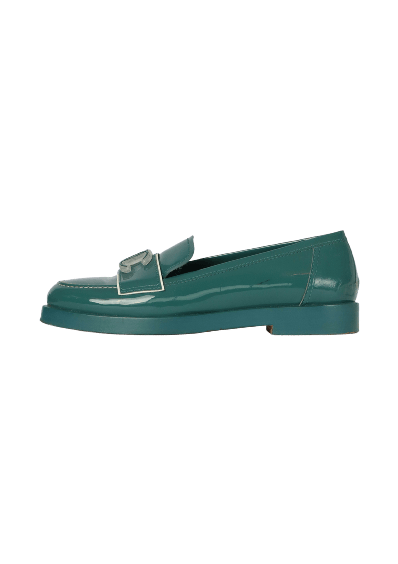 INTERLOCKING CC LOGO LOAFERS 34