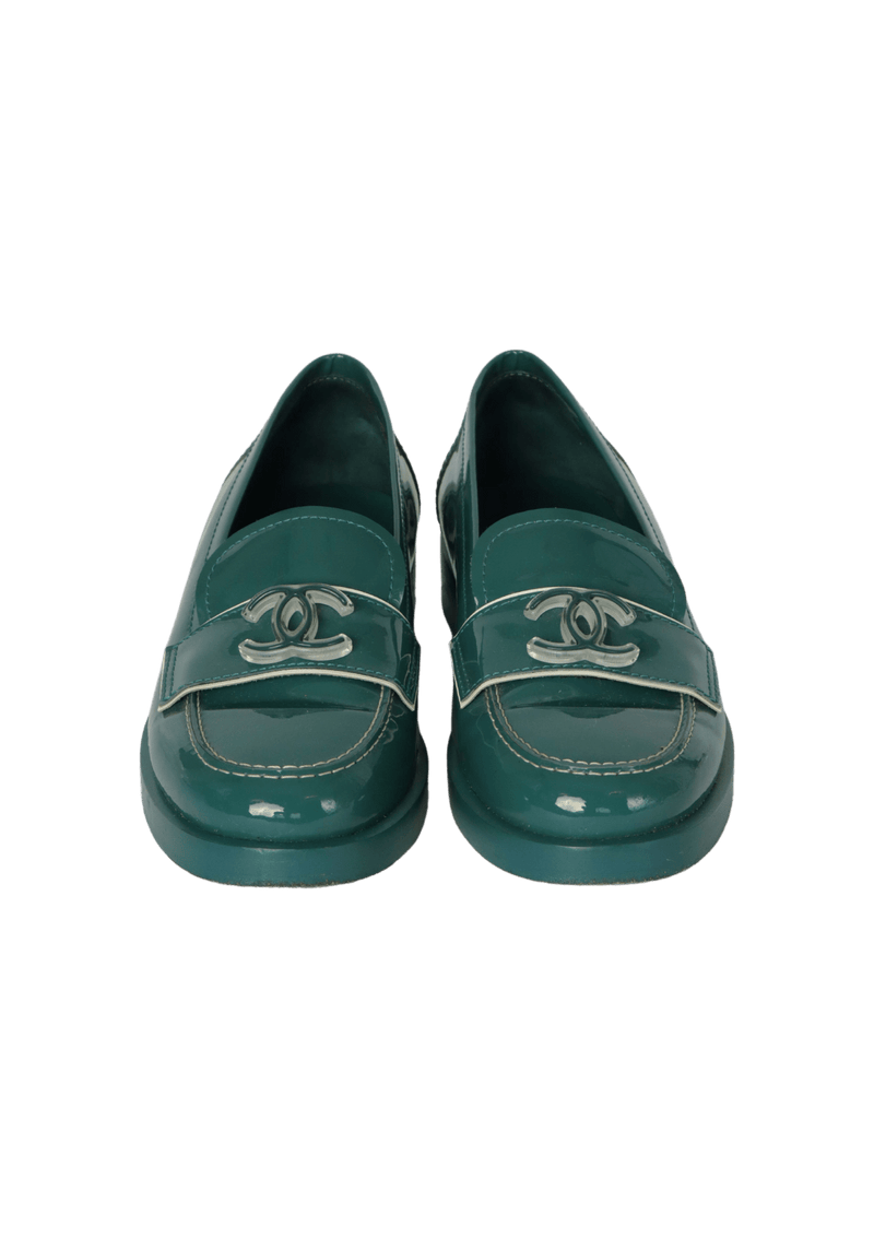 INTERLOCKING CC LOGO LOAFERS 34