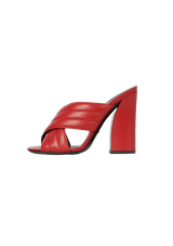 WEBBY CROSSOVER SLIDE SANDALS 37