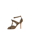 LEATHER LACE UP PUMPS 35