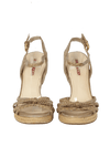 LEATHER SLINGBACK ESPADRILLES 36.5