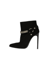 SUEDE CHAIN-LINK BOOTS 36.5