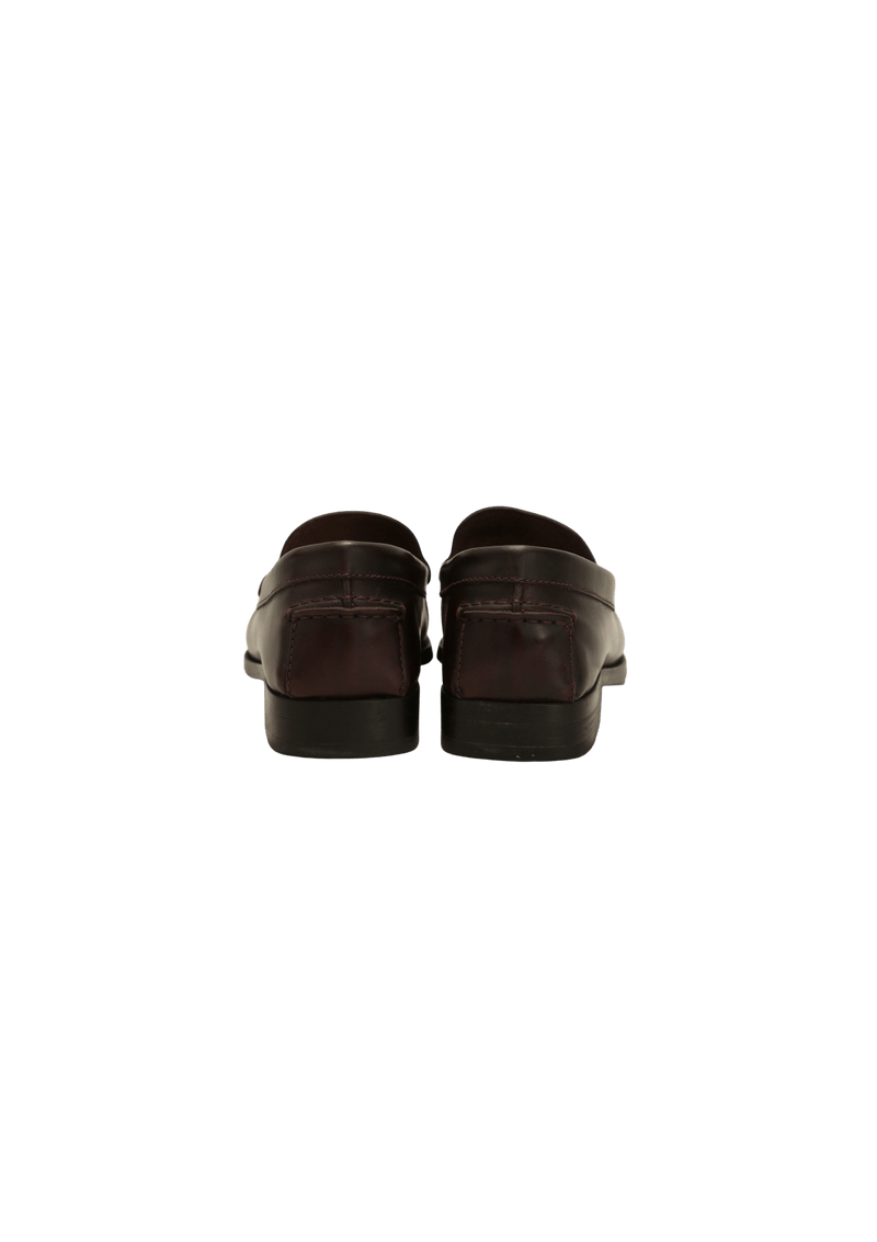 LEATHER LOAFERS 39.5