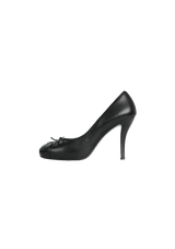 BOW CAP TOE CC PUMPS 38