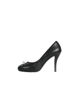 BOW CAP TOE CC PUMPS 38