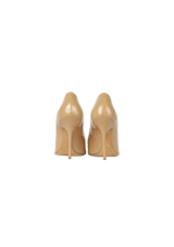 PATENT POINTED TOE PUMPS 38