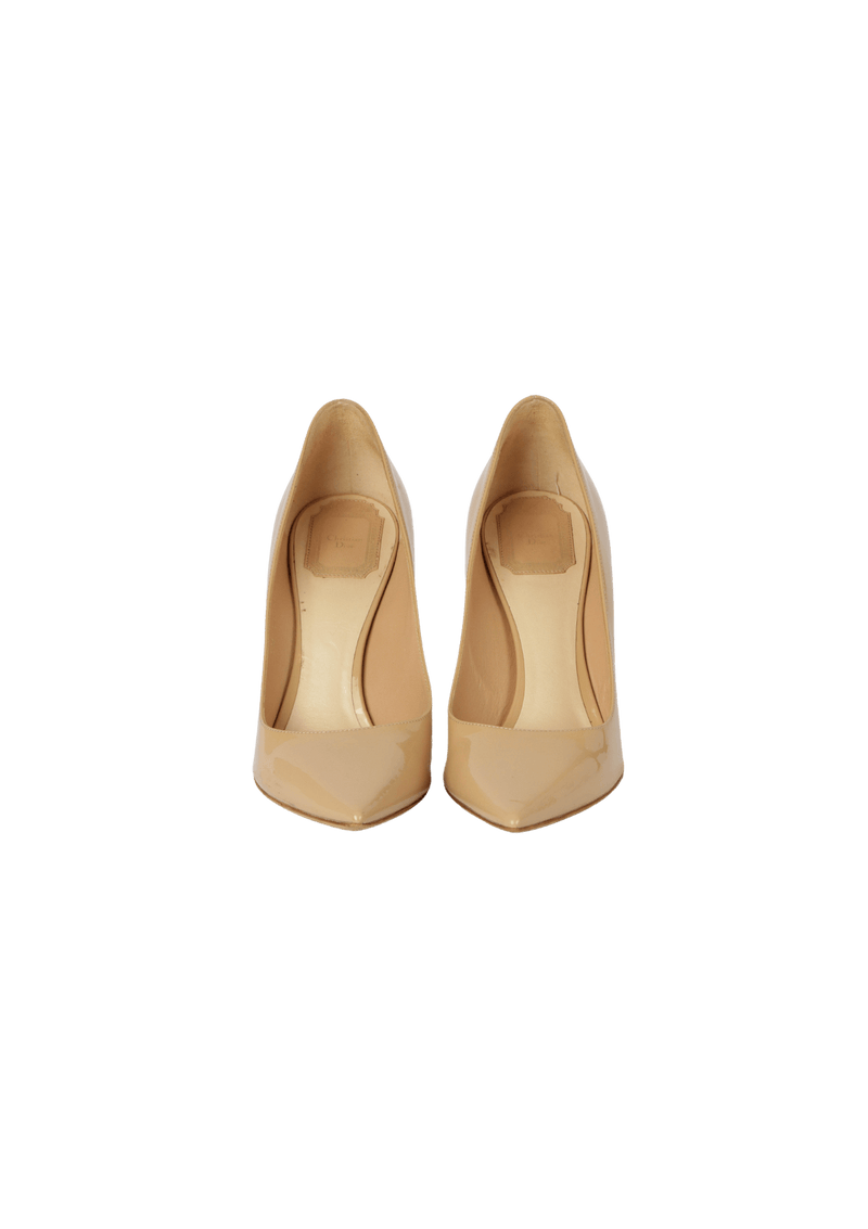 PATENT POINTED TOE PUMPS 38