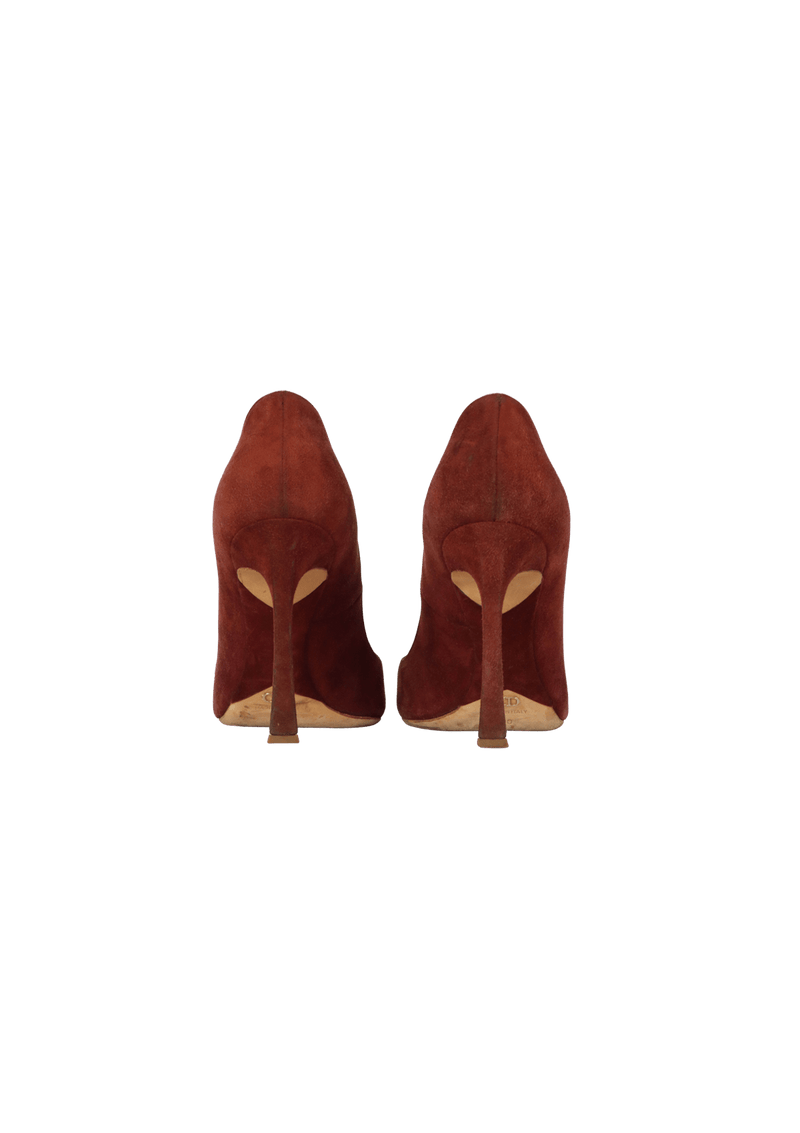 SUEDE PUMPS 38