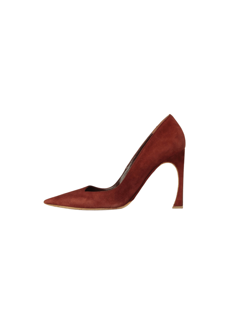 SUEDE PUMPS 38