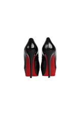 BIANCA 120 PATENT CALF PUMPS 36.5