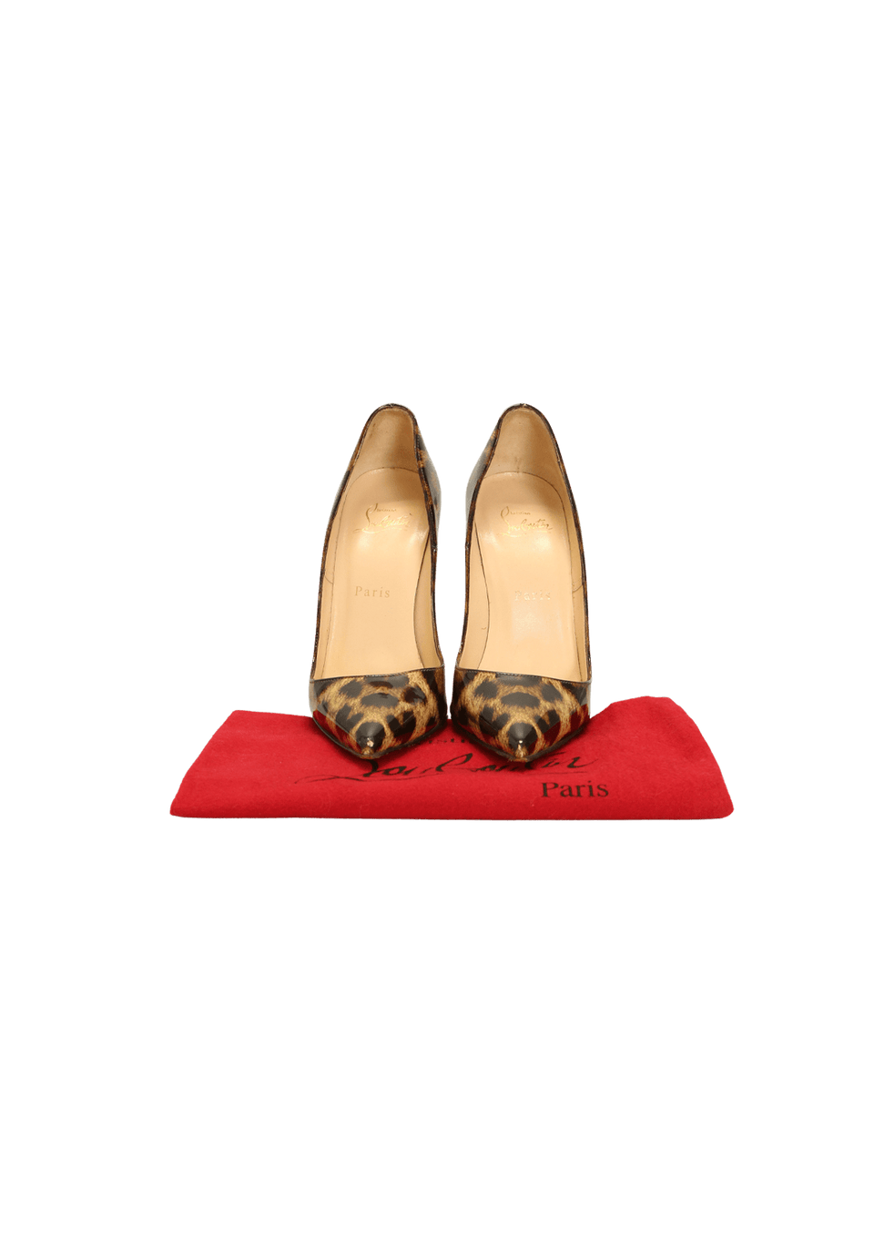SCARPIN CHRISTIAN LOUBOUTIN SO KATE LEOPARD 120 PUMPS 34 ANIMAL