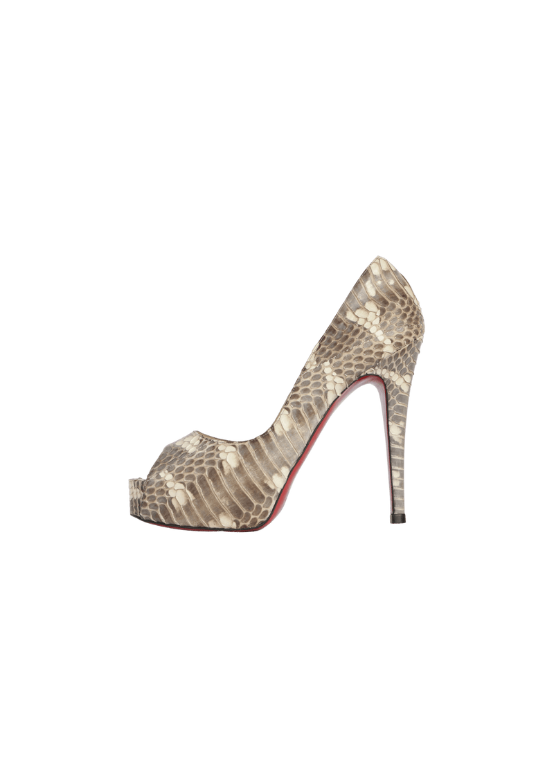 VERY PRIVÉ 120 PYTHON PUMPS 35