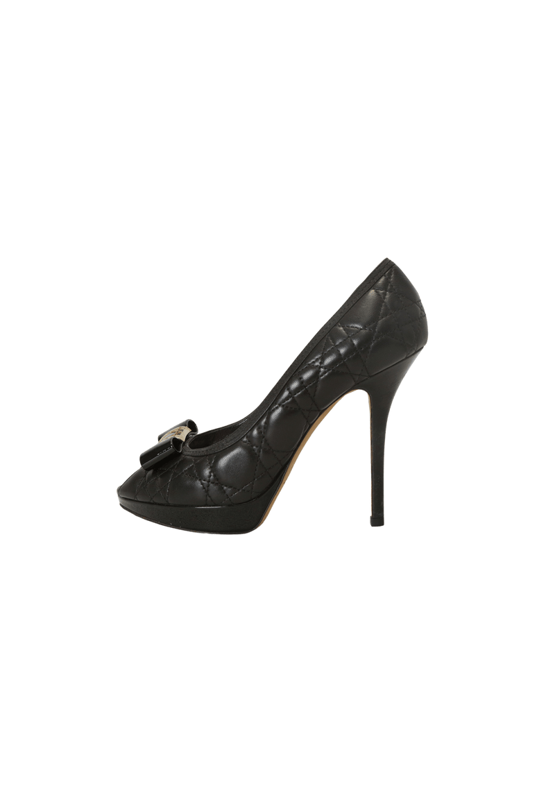 CANNAGE BOW PEEP TOE 36.5